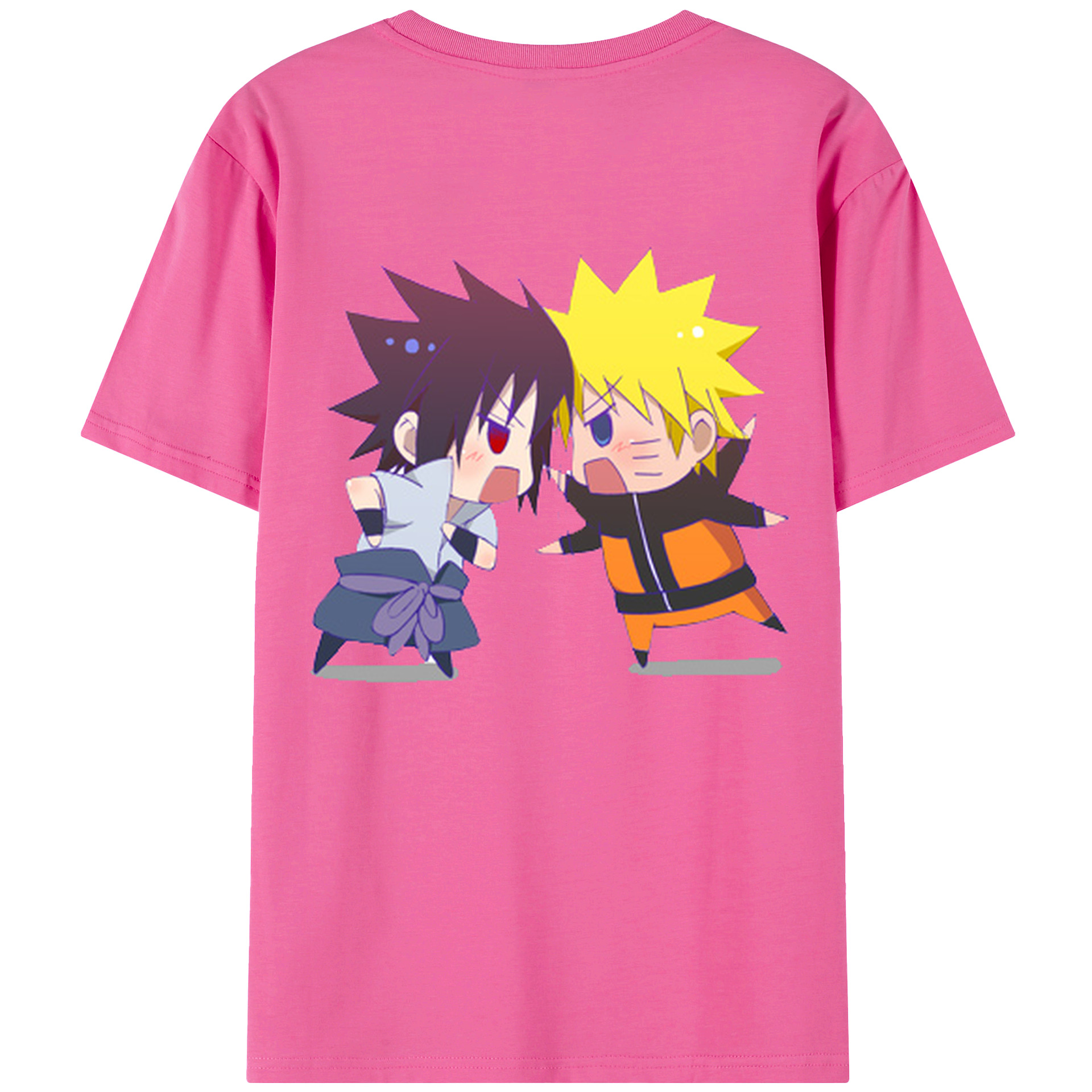 （画像用） NARUTO -ナルト- うずまき ナルト Uzumaki Naruto レディース半袖Tシャツ(バックプリント)